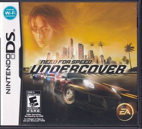 Need for Speed Undercover - Amerikansk Version - Nintendo DS (B Grade) (Genbrug)